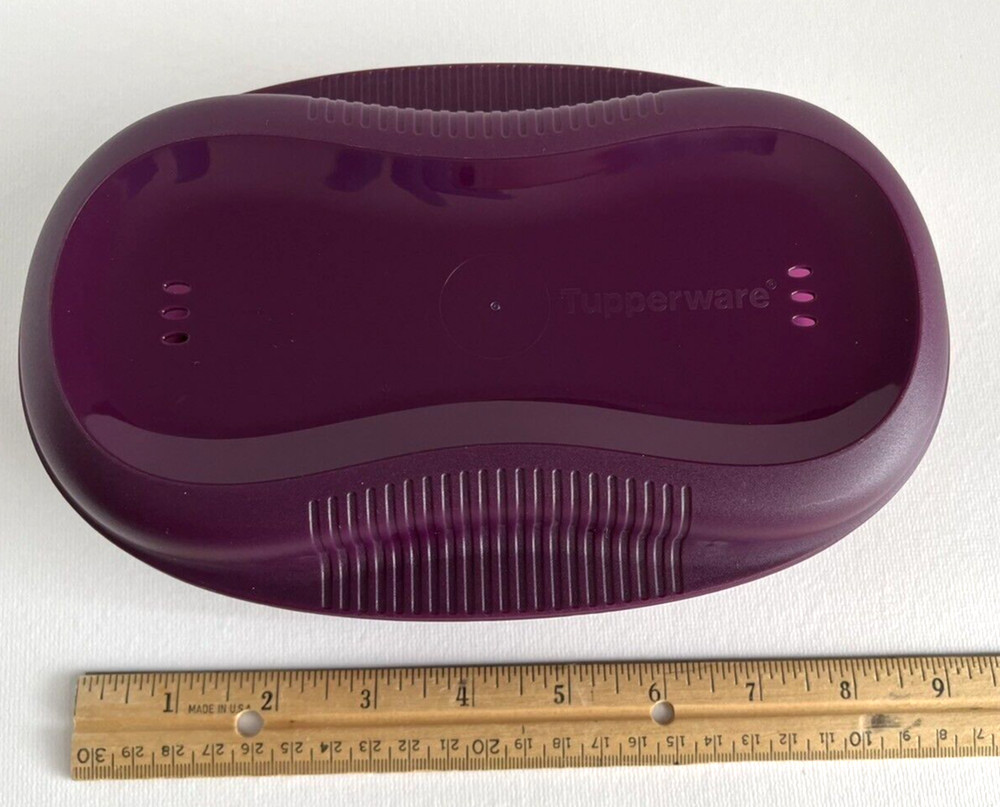 Tupperware Plum Microwave Breakfast Maker Egg Cooker Omelet Maker