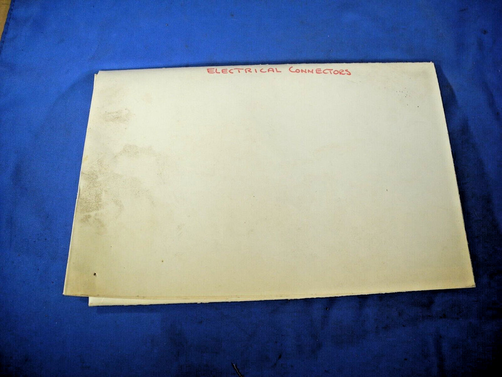 1977 Guide to selecting & using electrical terminals & connectors 25" x 18"