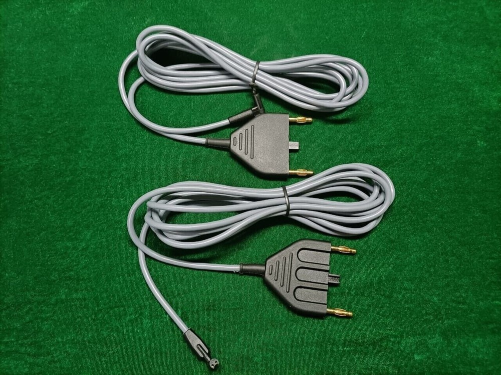 2pc Laparoscopic TURP Double Stem Allen Type Bipolar Cable Reusable Instruments