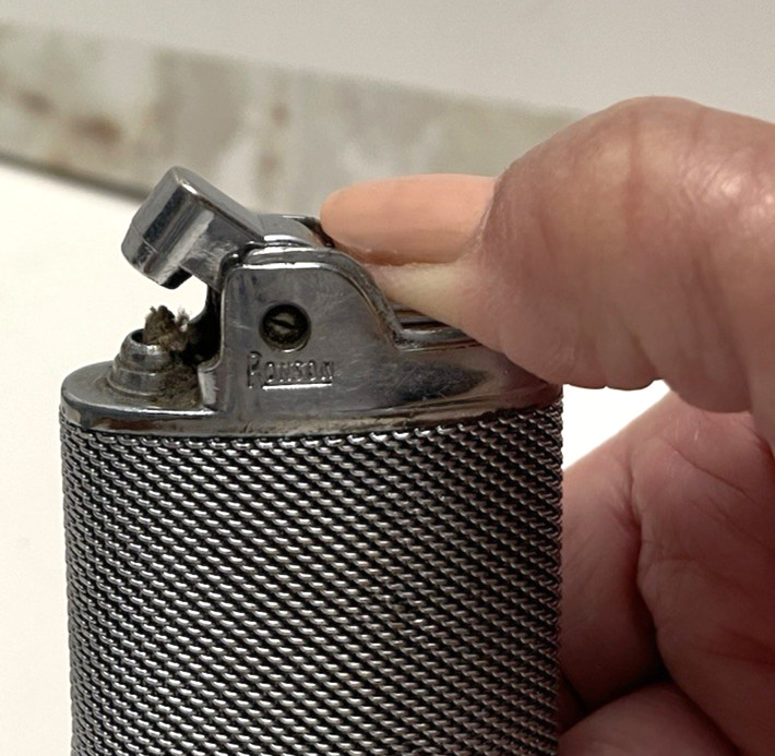 RONSON SPORT CIGARETTE LIGHTER WITH CASE US MADE