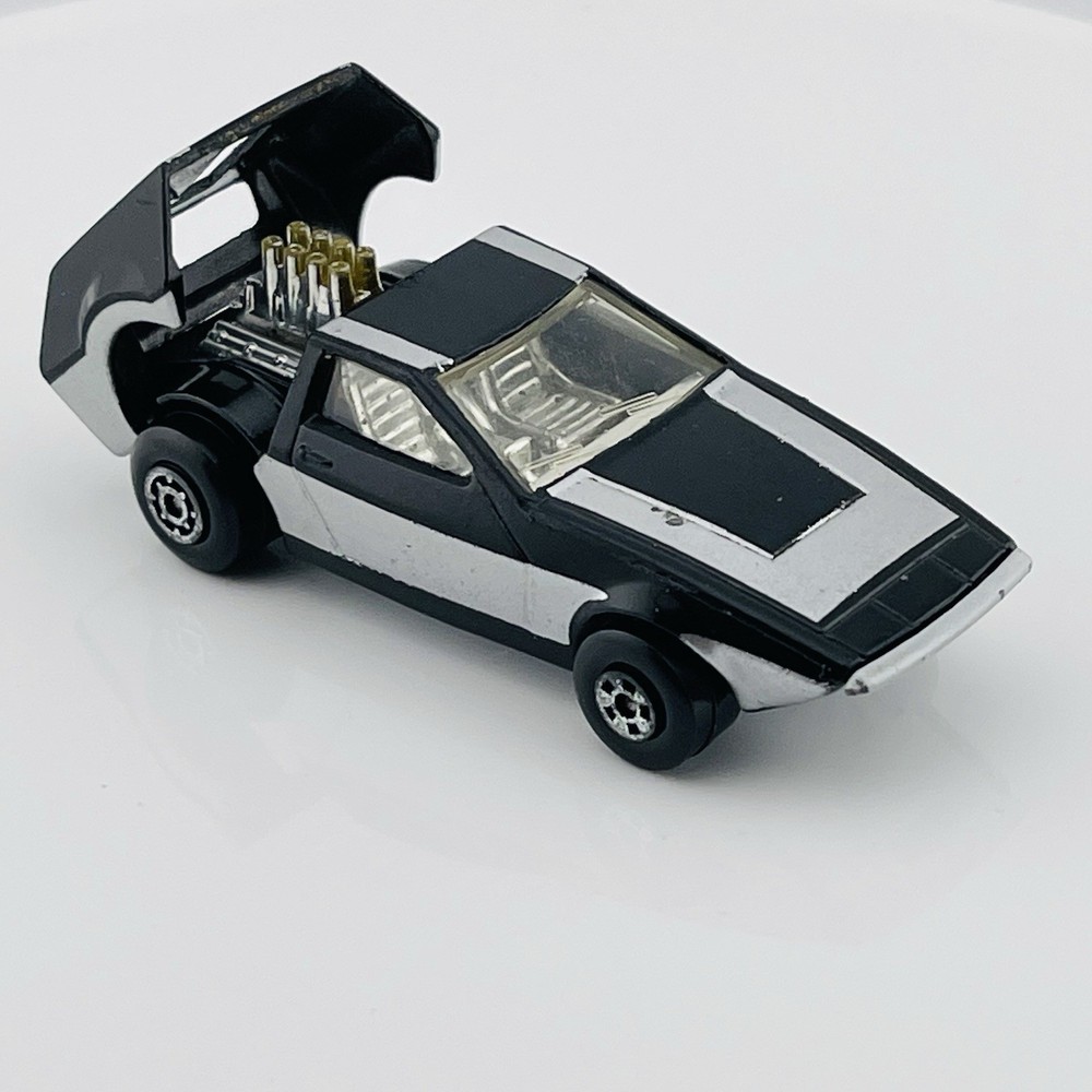 1972 Matchbox Lesney Superfast No. 51 Midnight Magic Black/Silver Two-Tone