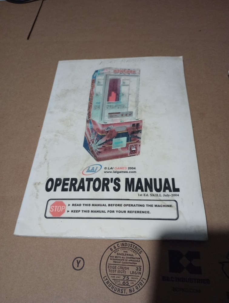 Lai Stacker Original Operators Manual