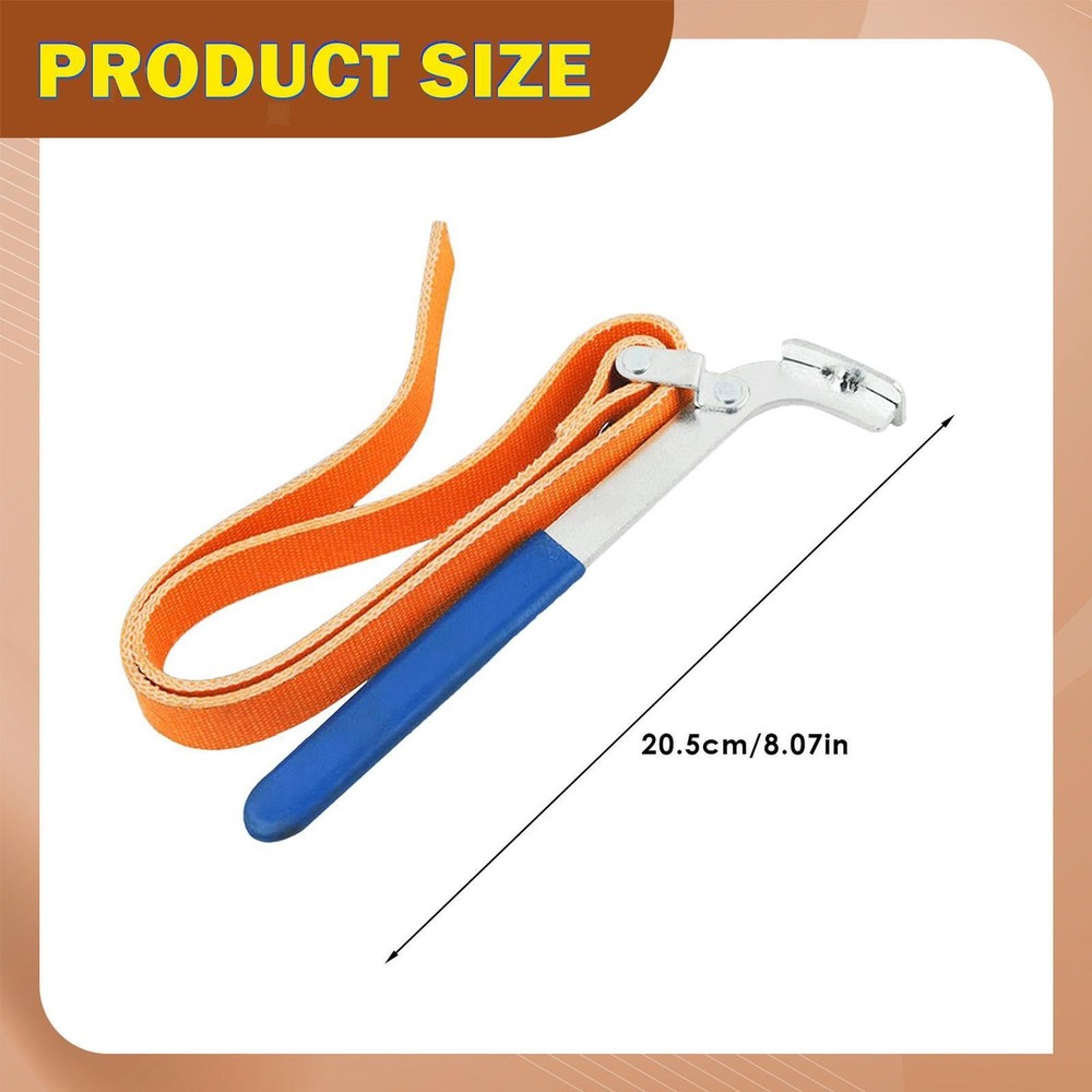 Filter Strap Wrench Versatile Adjustable Portable Accessory Professional Belt