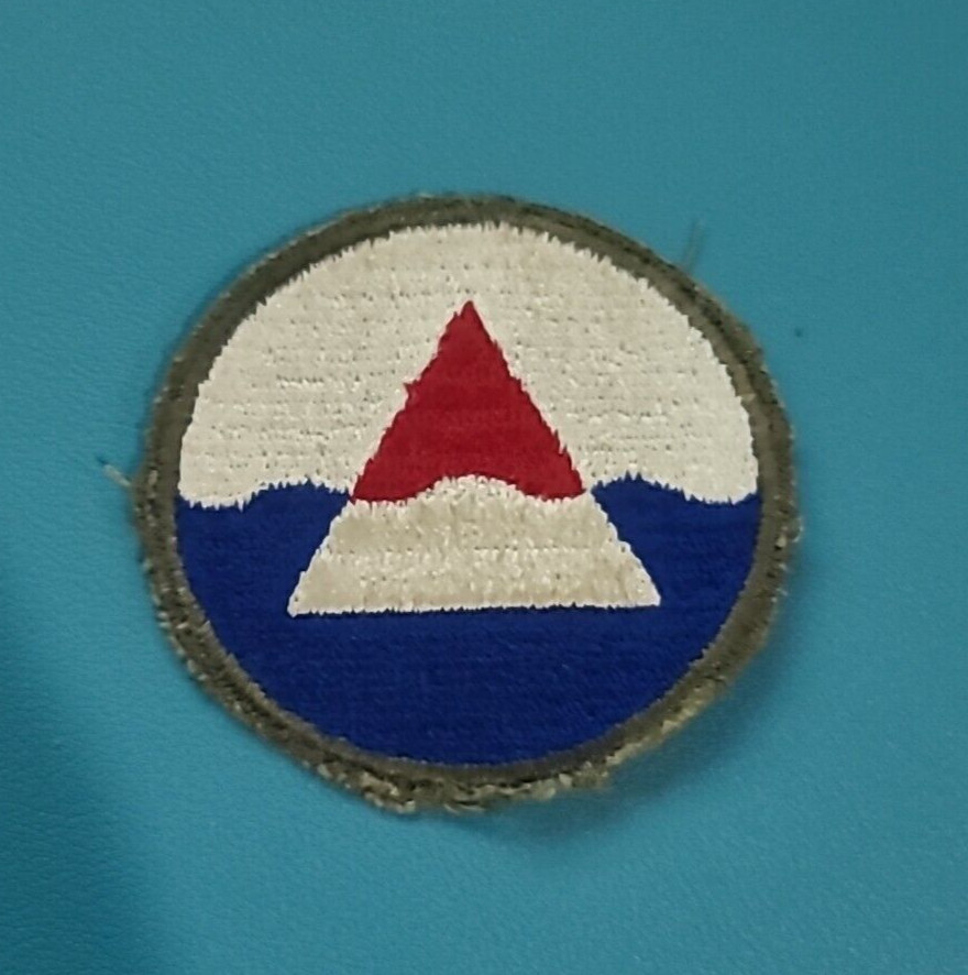 Iceland Base Command (Indigo Task Force)-Cut Edge-Green Back Patch-WW-II*