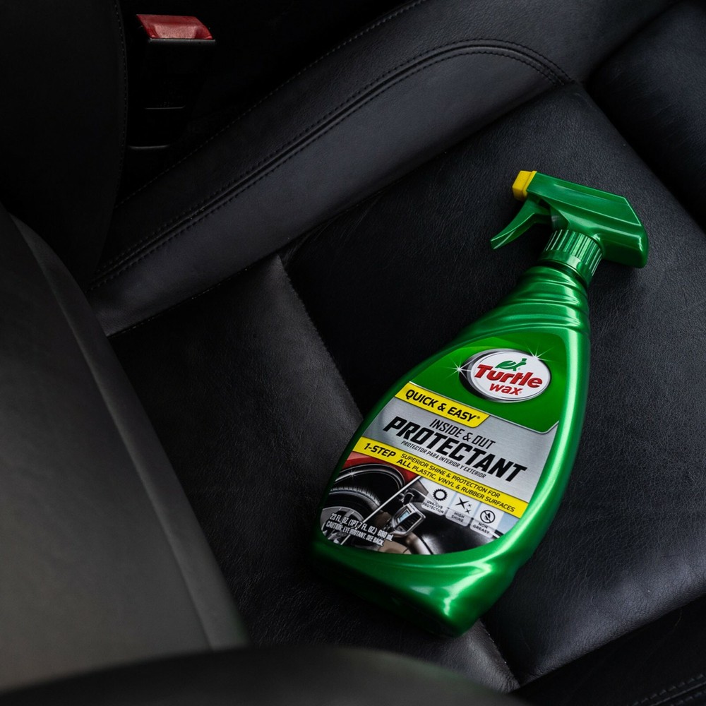 Turtle Wax Car Auto QUICK & EASY Inside Out Plastic Vinyl Protectant ~UV Shield