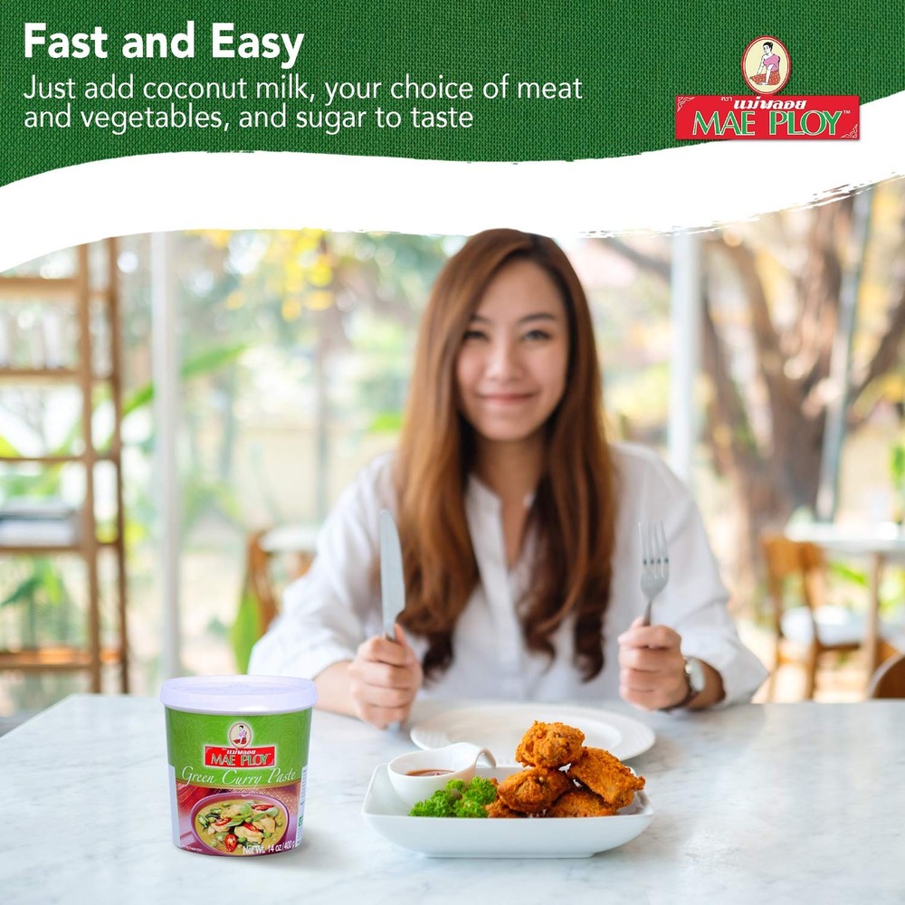 Green Curry Paste, Authentic Thai Green Curry Paste for Thai Curries & Other ...