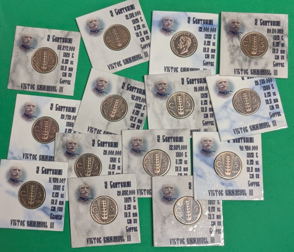 1921 - 1933 Italy 5 Centesimo - 1 coin