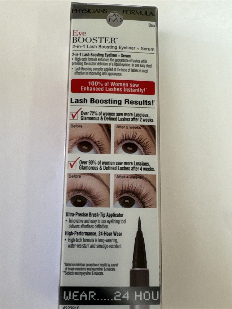 Physicians Formula Eye Booster Lash Boosting Brush Tip Eyeliner 7367 Black