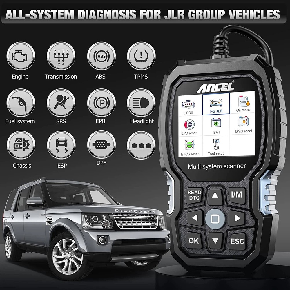 ANCEL LD700 For Land Rover & Jaguar OBD2 Code Reader Scanner Diagnostic Tool TPS
