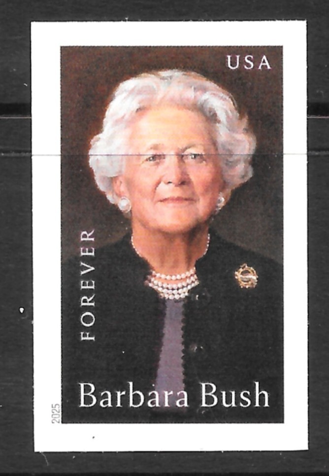 Scott #6022a IMPERFORATE (NO DIE-CUT) Barbara Bush Single, MNH
