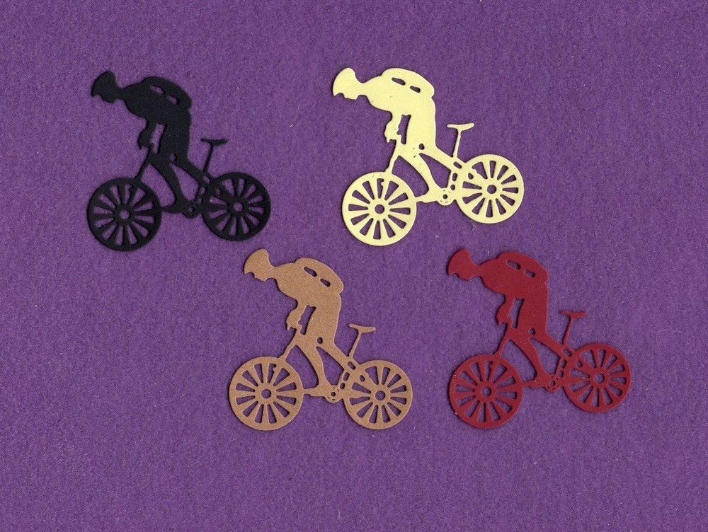 BICYCLE # 2 die cuts scrapbook cards