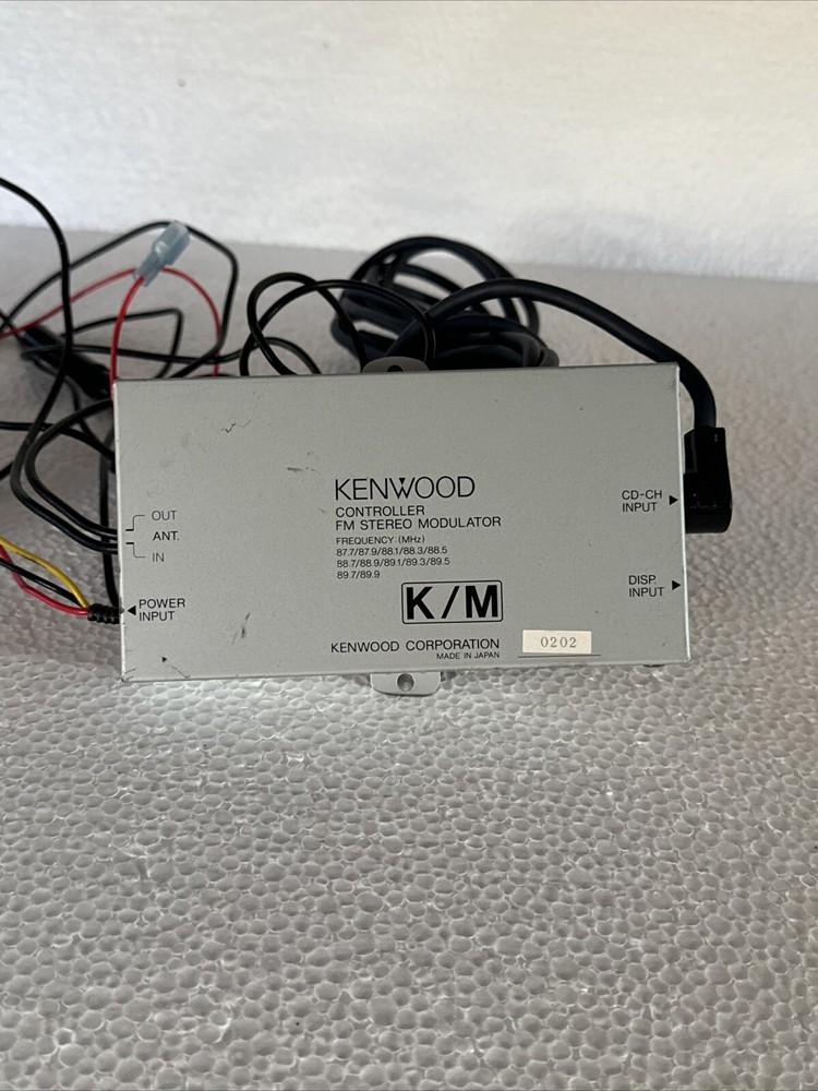 Kenwood Controller FM Stereo Modulator with Display And Cables