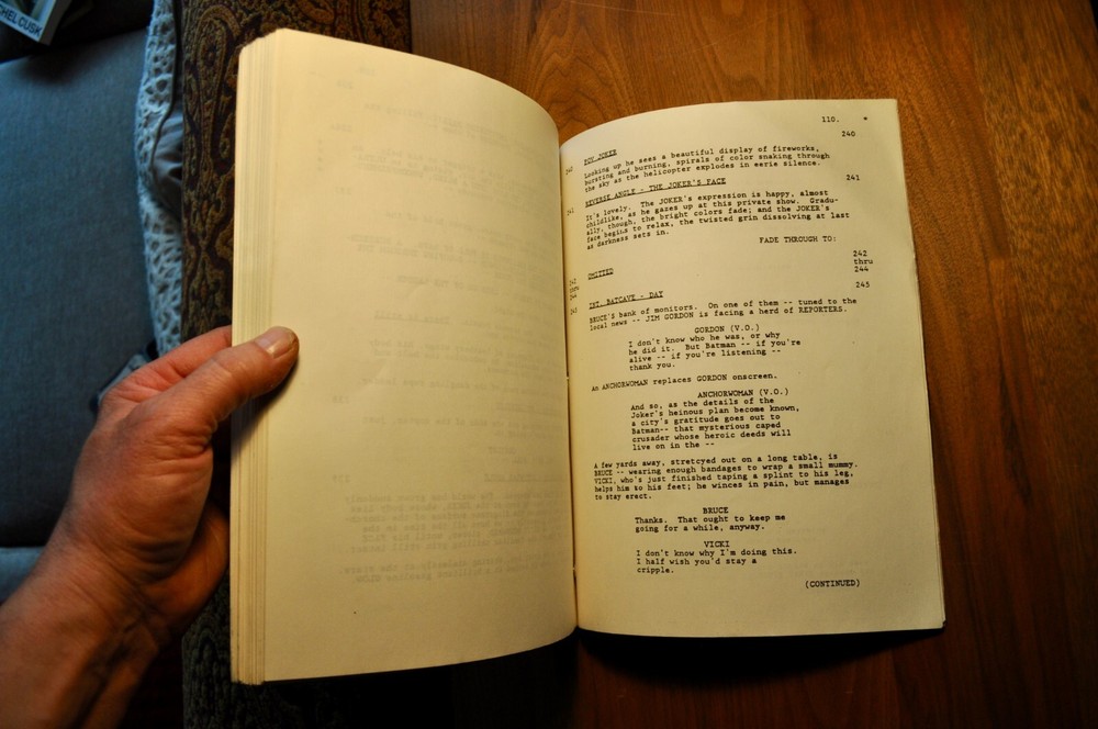 BATMAN Sam Hamm Warner Bros. Screenplay 3rd DRAFT February 29th 1988