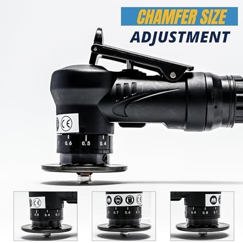 Handheld Mini Chamfering Tool 45° Metal Deburring & Trimming Machine, Pneumatic