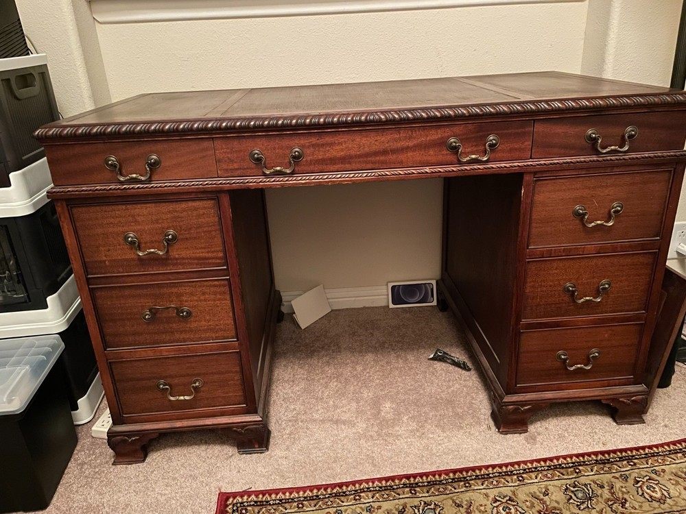 Vintage 1940s executive desk