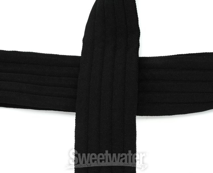 D'Addario Auto Lock Guitar Strap - Padded Black