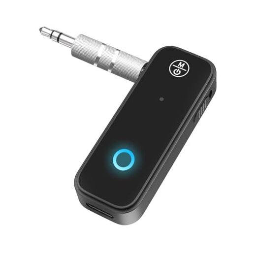 Aux Bluetooth Adapter for Car, 2 in 1 Bluetooth 5.3 Transmitter&Receiver