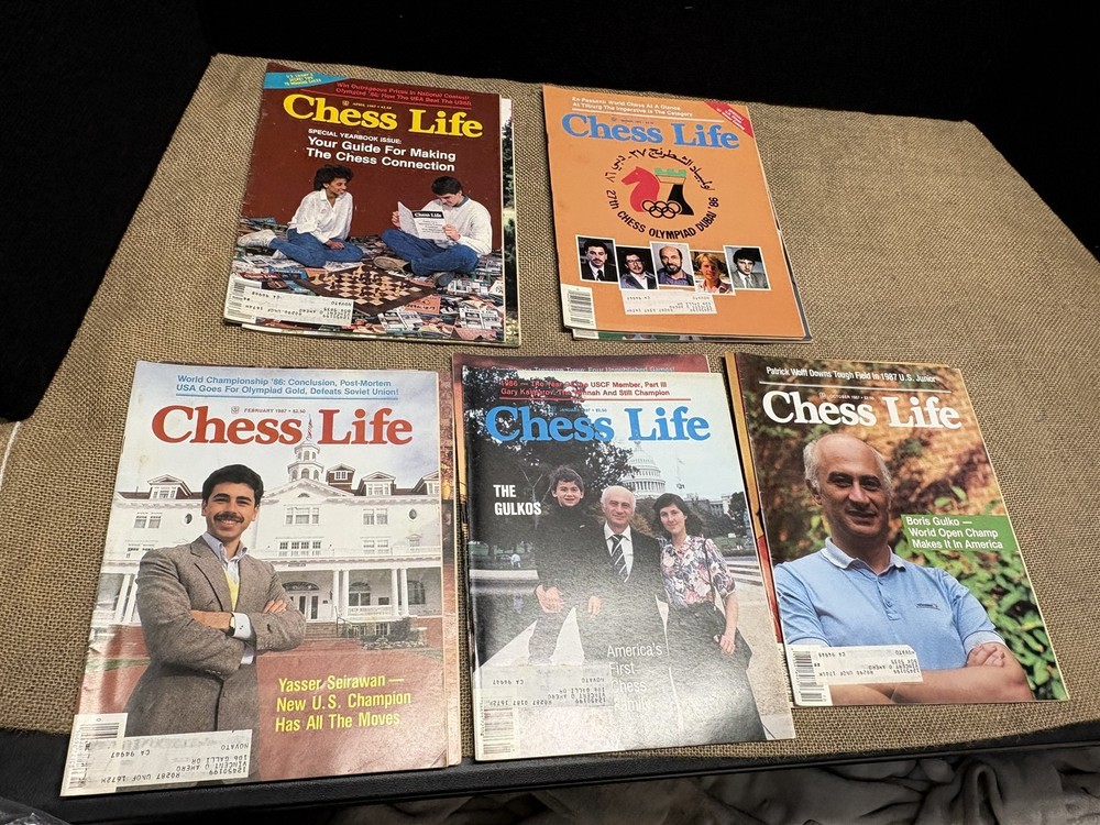 1987 Chess Life magazine, all 12 issues