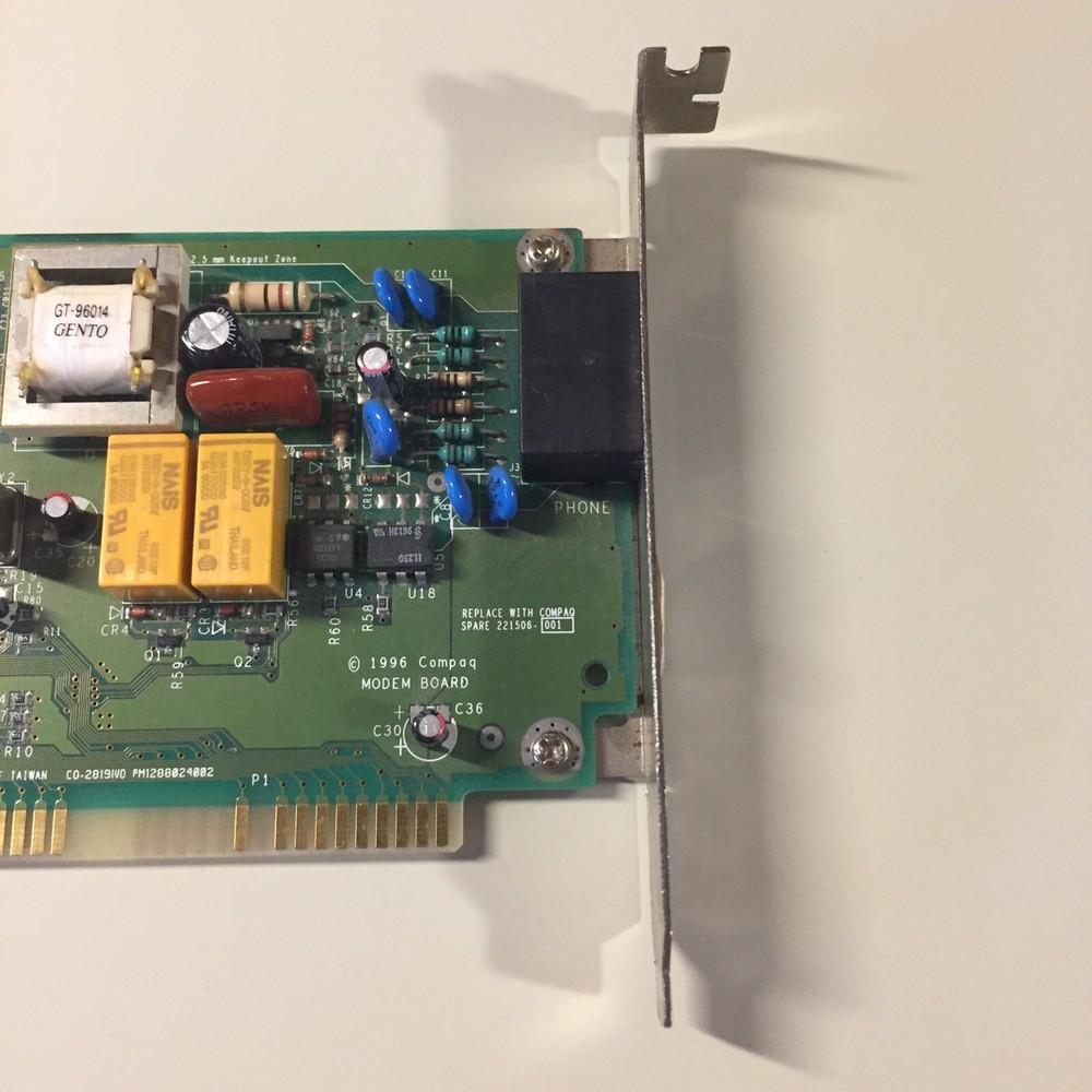 Vintage COMPAQ 221500-001 Modem Board