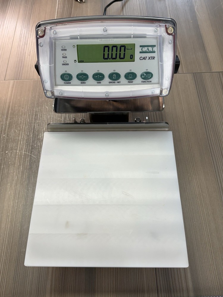 C.A.T XTR IP69K Scale Indicator QA Washdown Table Commercial Bench Scale