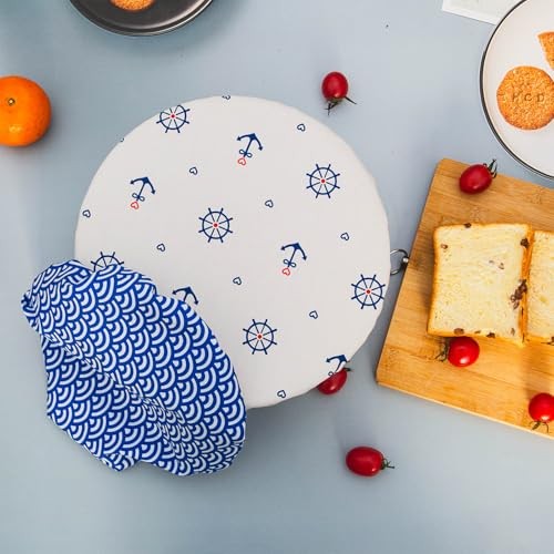 Pack Reusable Bowl Covers for Bread Proofing,10 IN Round Bread 2 25cm Round