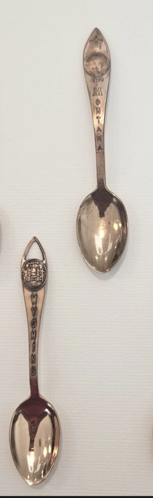 Vintage Solid Copper Souvenir Spoons 2 Available. YOUR CHOICE!