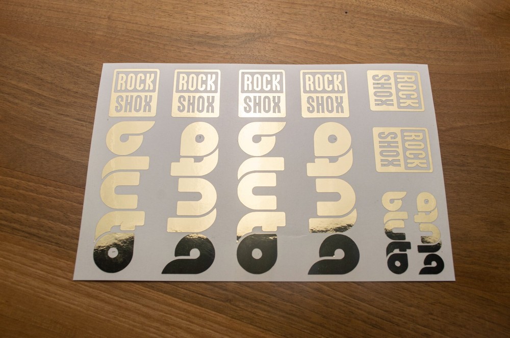 Rock Shox BLUTO 2020 Decals Stikers