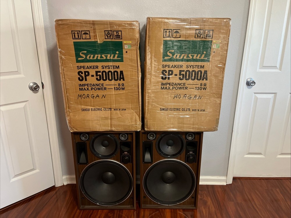 RARE! Sansui SP-5000A Speakers in Nice Condition Pair