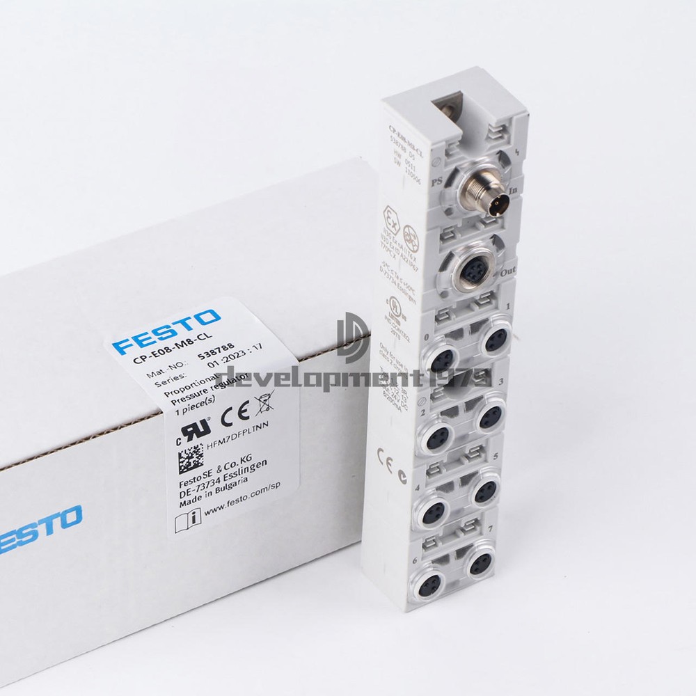 One New FESTO CP-E08-M8-CL 538788 Module