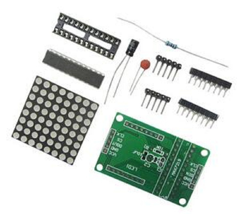 5pcs MAX7219 Dot Matrix Module MCU Control LED Display DIY Kit for Arduino