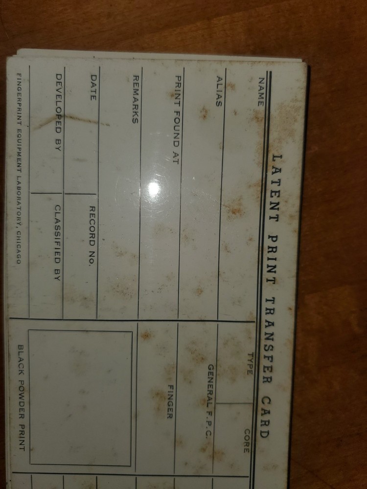 Ace Fingerprint Kit with Sanatized Ink