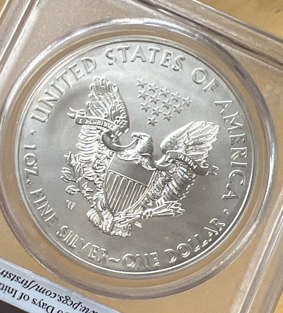 2013-W Silver American Eagle MS70 PCGS - First Strike Label