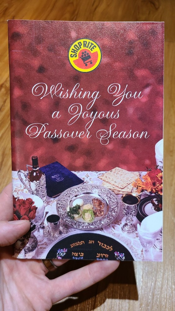 Shop Rite Passover Season Booklet 1990s