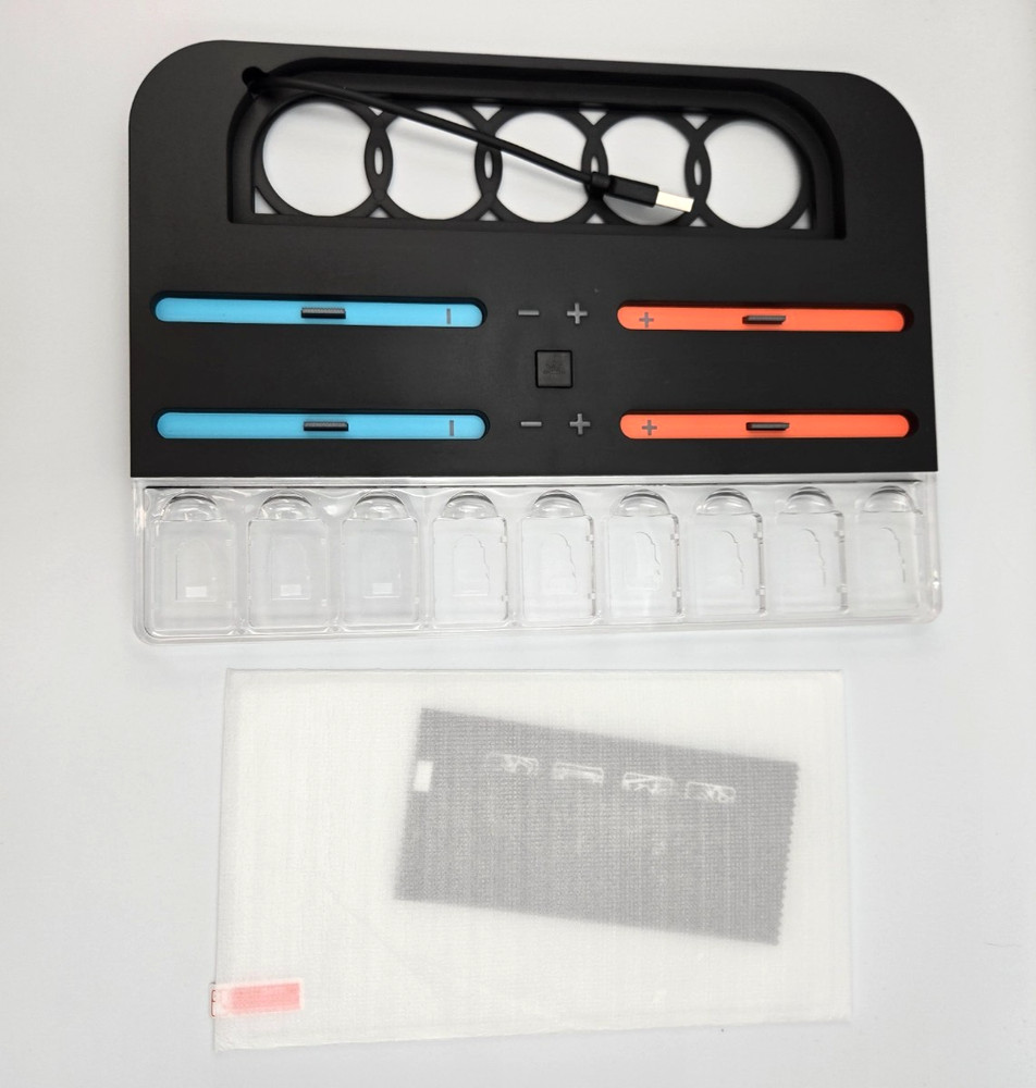 Charging Dock for Nintendo Switch 2 Console & Joy-Cons, 9 Game Slots+ Screen Pr