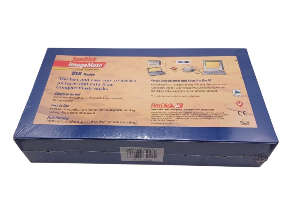 SanDisk Imagemate SD Card Reader USB Version - 1998 Vintage WIn/Mac Version