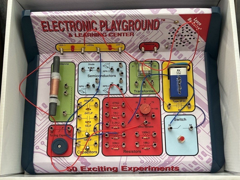 Elenco Electronic Playground & Learning Center 50 Experiments Complete Tested