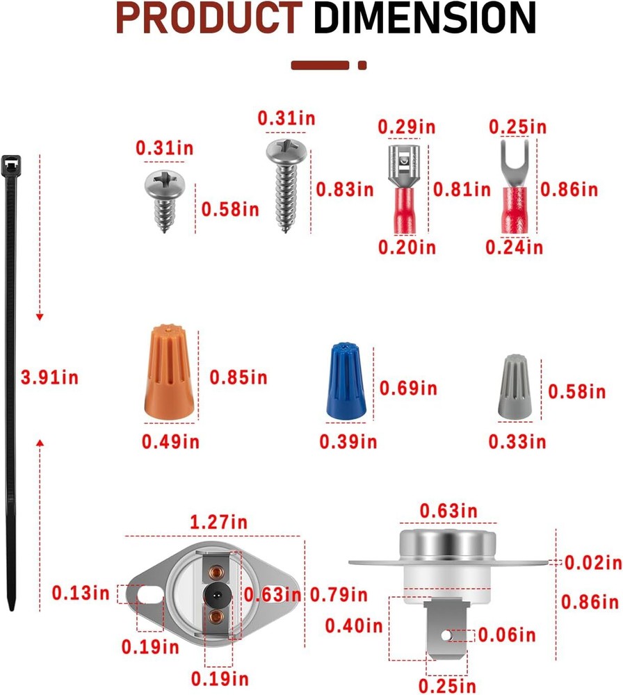 For HAXTLK1930 Hayward H-Series Pool Heater/Spa Heater Temperature Limiters Kit