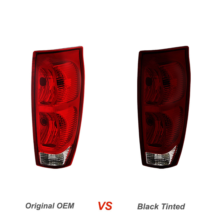 Dark Tint 2002-2006 Chevy Avalanche 1500 2500 Tail Lights Replacement Left+Right