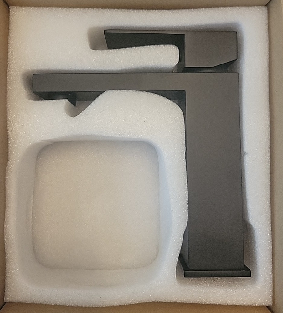 Sumerain Matte Black Single Handle Bathroom Faucet
