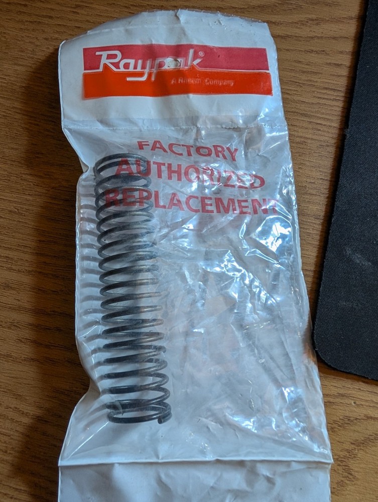 NEW SEALED RAYPAK, INC. BYPASS SPRING KIT 226-408 (013794F) RAY-151-7109 Rheem