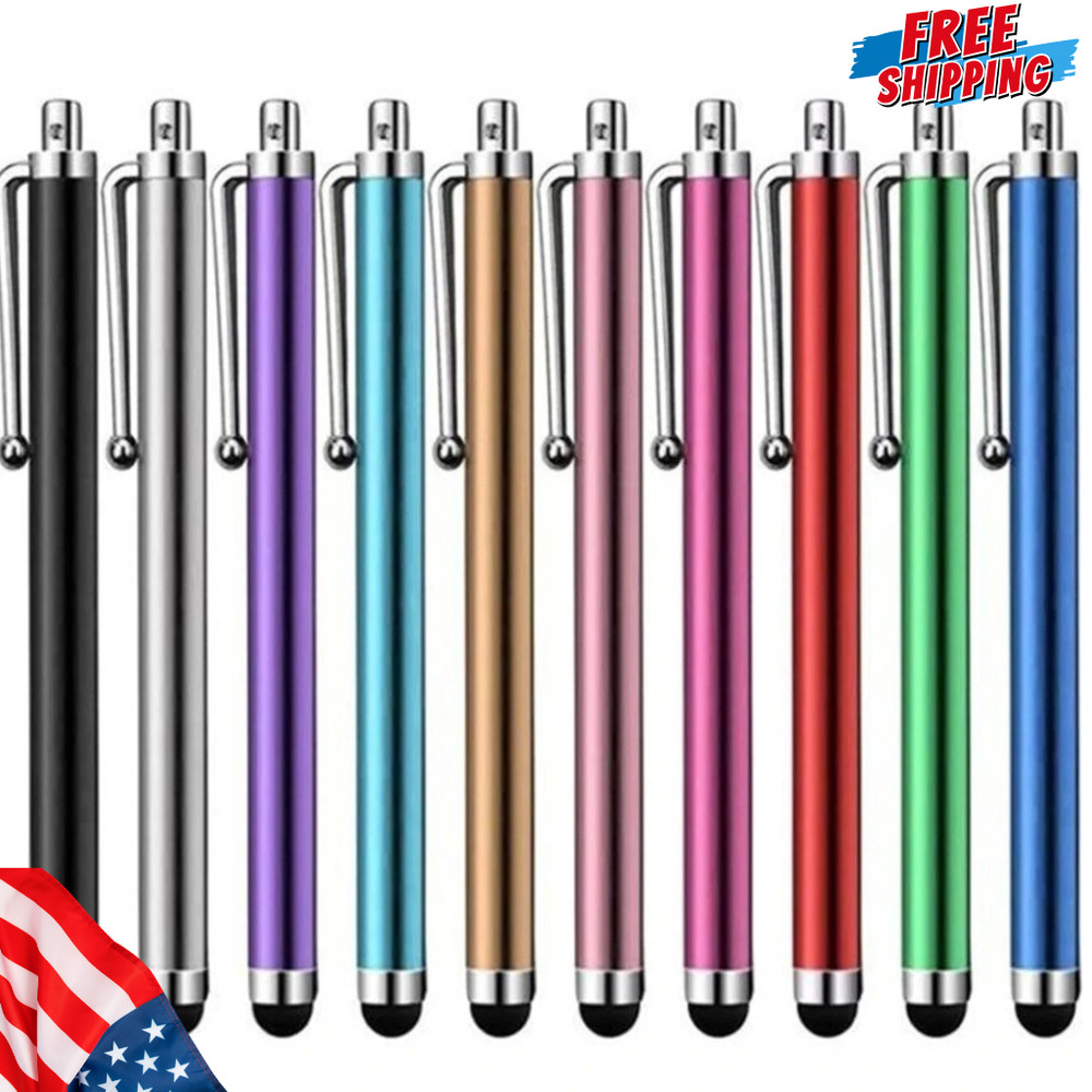10pcs Capacitive Touch Screen Stylus Pen For IPad Air Mini iPhone Samsung Tablet