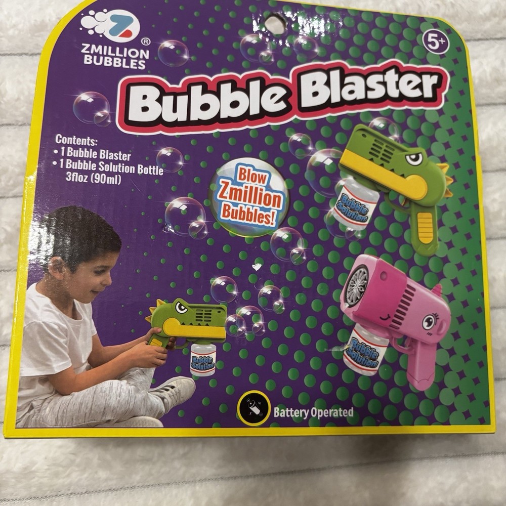 ZMILLION BUBBLES PINK UNICORN Bubble Blaster, toy