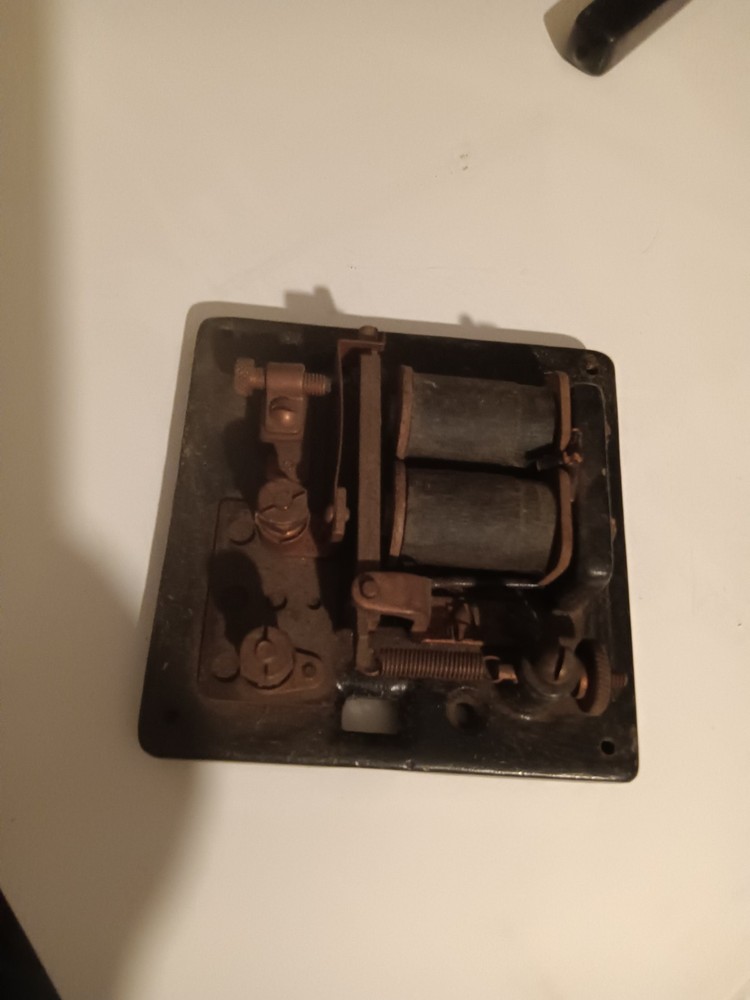 Vintage Edwards Cast Iron And Brass Electrical Relay Component