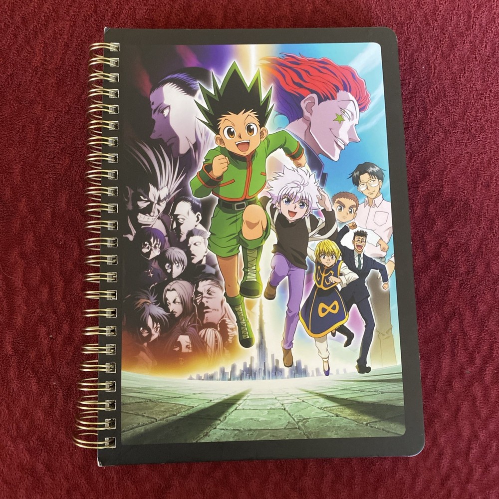 Hunter X Hunter Small Spiral Notebook  8.5x6in. NEW