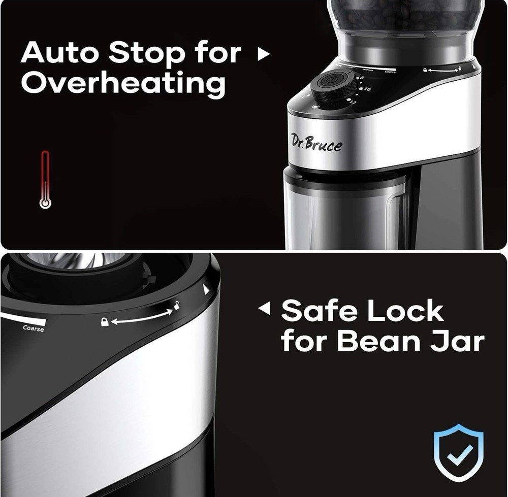 Dr. Bruce Conical Burr Coffee Grinder