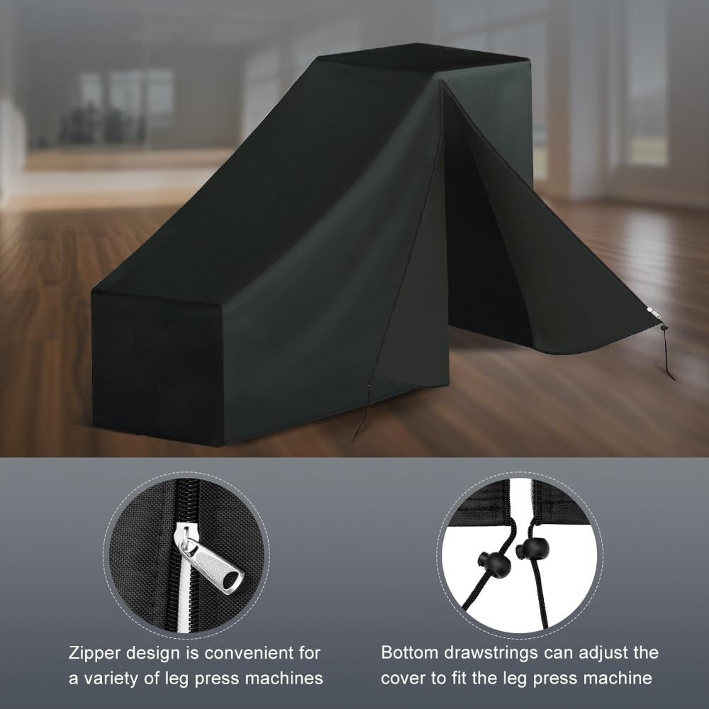 Leg Press Machine Cover, Waterproof Dustproof Leg Press Hack Squat Machine Co...