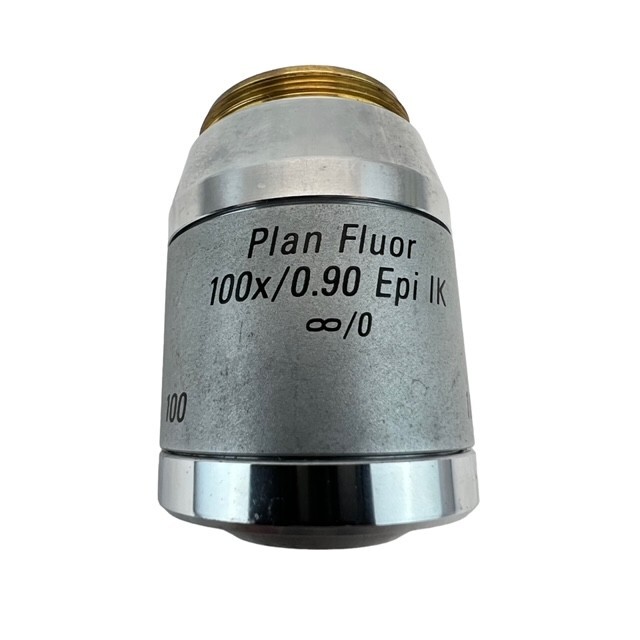 LEICA PLAN FLUOR 100X/0.90 EPI IK INFINITY/O USED MICROSCOPE OBJECTIVE