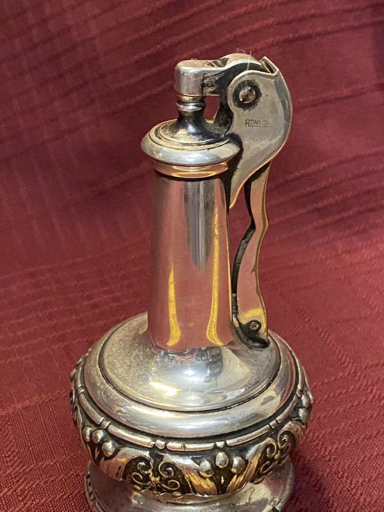 RONSON "DECANTER" Lighter...Vintage...Silverplate