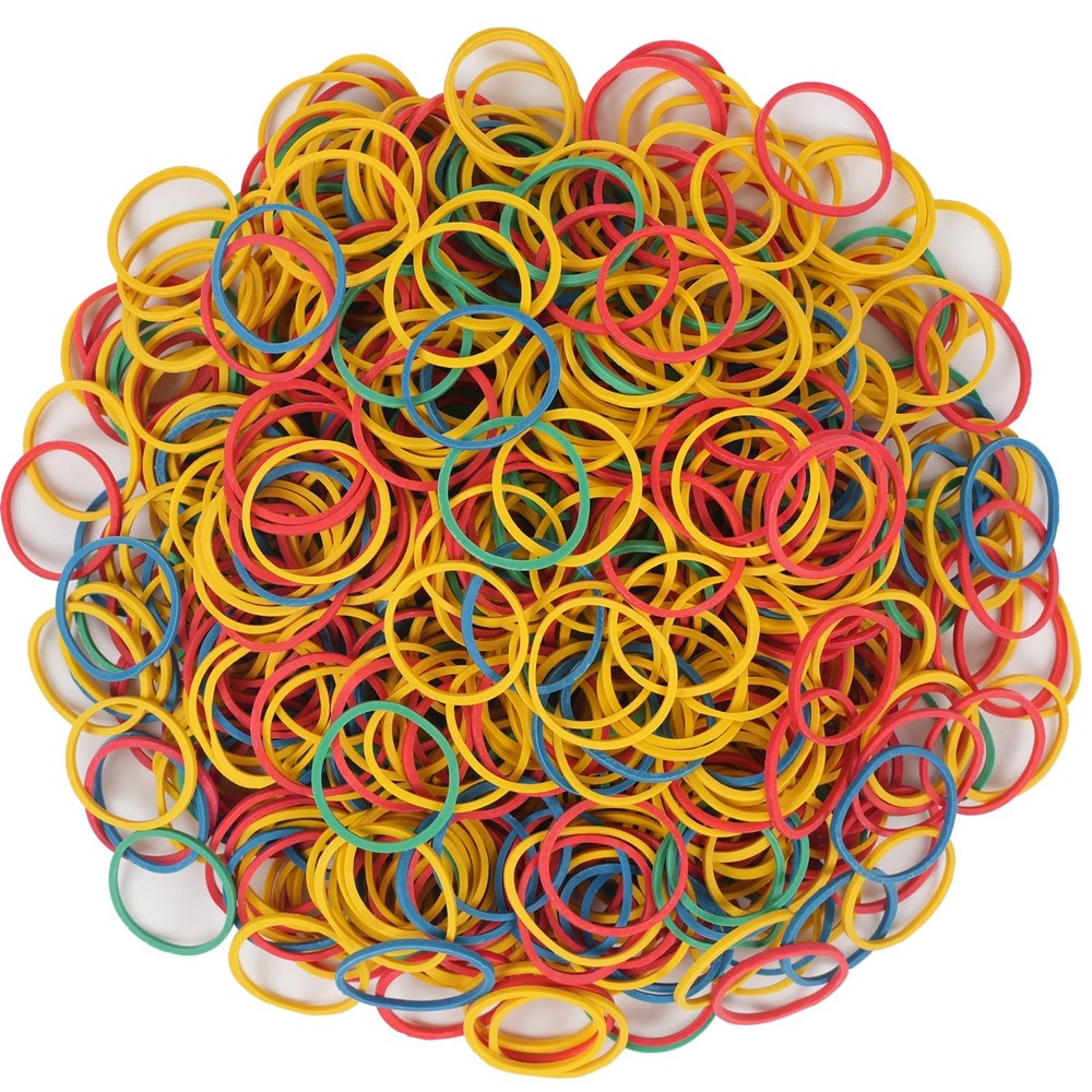 Multicolor Rubber Bands size #10 Small Elastic Stretchable set 750P