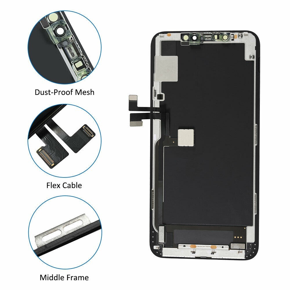 For iPhone 11 Pro Max LCD Display Touch Screen Replacement Digitizer Assembly